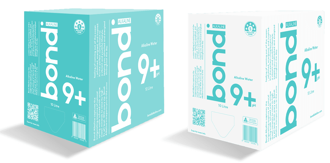 Bondi Alkaline product boxes